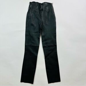 Rosa Cha Brazilian High Waist Slim Leather Pants Size 0